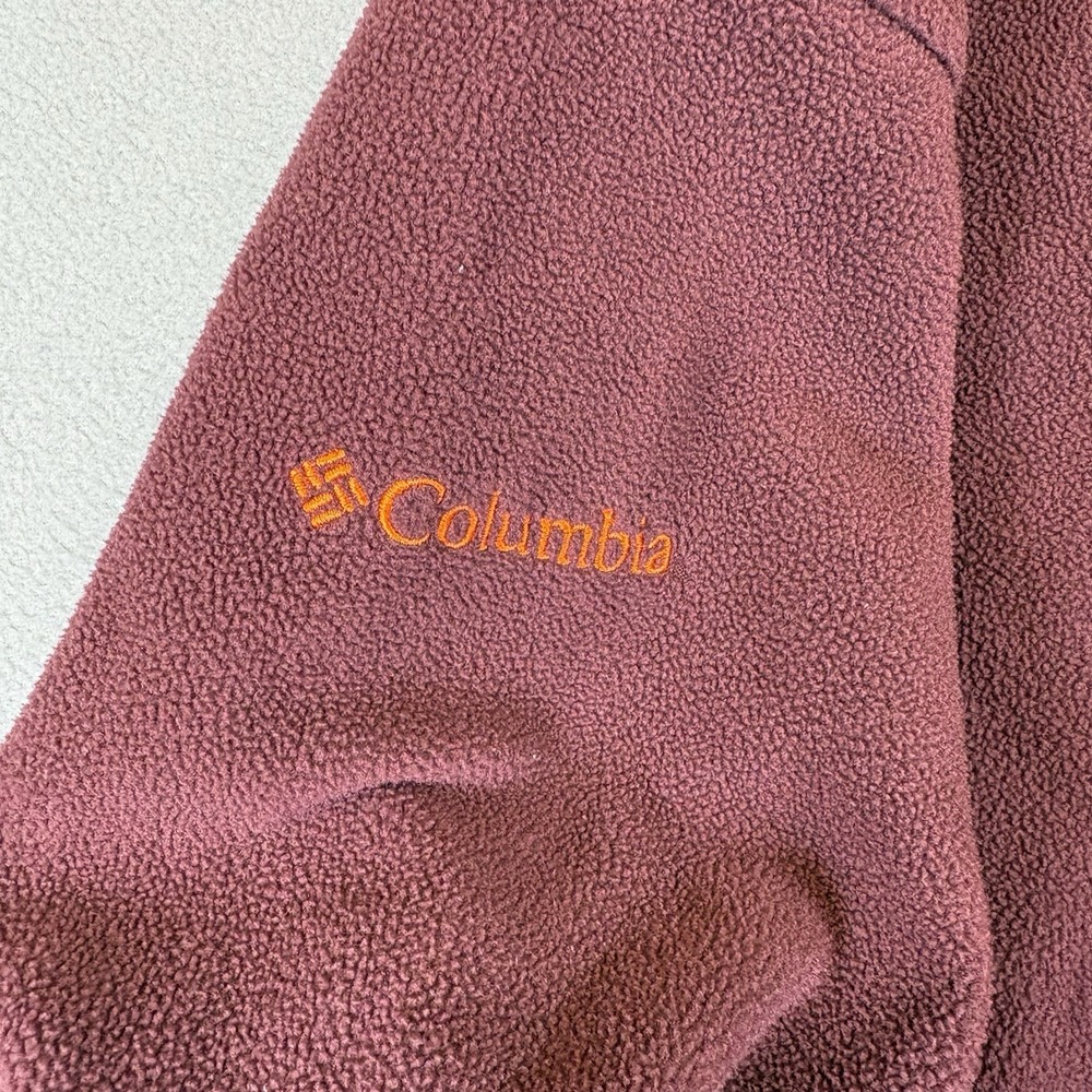 Y2K Columbia Virginia Tech Hokies Hoodie Mens XL Maroon Fleece Pullover VT - Picture 6 of 7